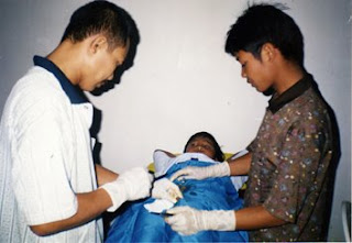 Mas Sulistyono selaku Ketua Tim Medis Sunatan Massal